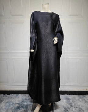 Taillierte Shimmer Butterfly Abaya