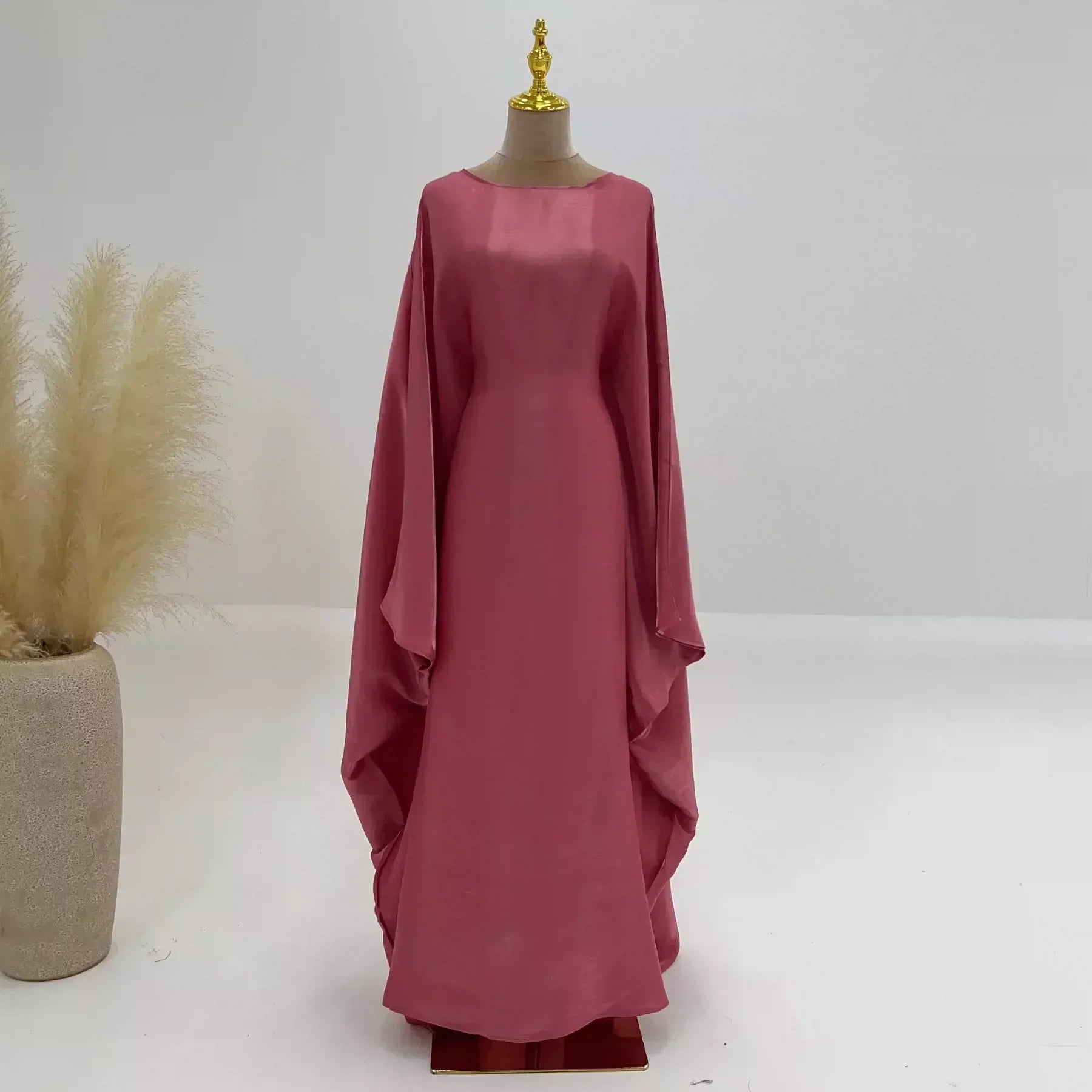 Satin Butterfly Abaya